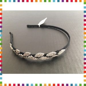 Black & Crystal Rhinestone Headband Brand